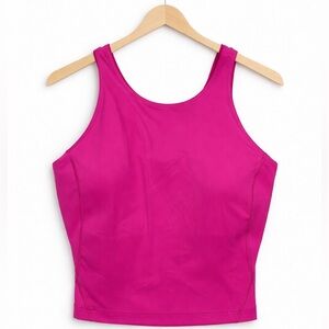 Lululemon sonic pink align high neck tank top size 4